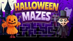 Halloween Mazes Puzzle Game Online