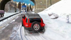 Heavy Jeep Winter Driving Online Game