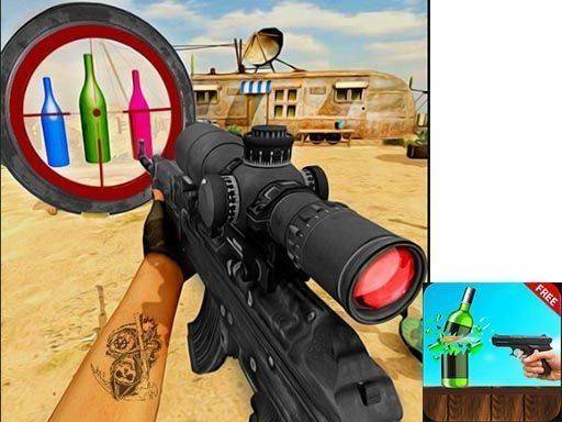 Sniper Bottle Shooting Game - Fun 3D Bottle Shooter