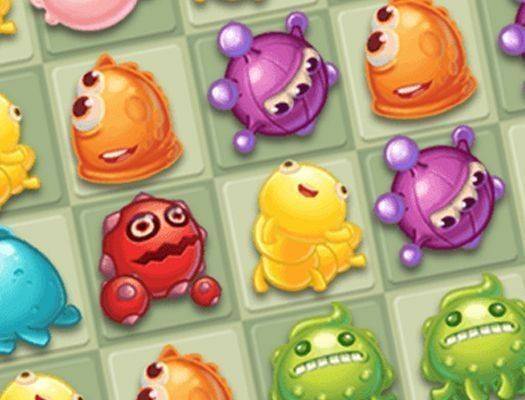 Monster Temple Match-3 Puzzle Game