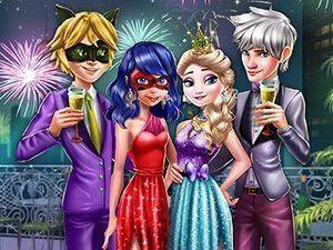 Couples New Year Party Dress Up Game