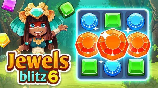 Jewels Blitz 6: Mayan Match 3 Puzzle Game