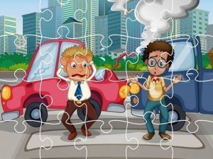 Crash Car Jigsaw Puzzle Game Online