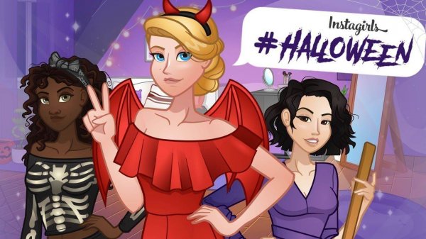 Instagirls Halloween Dress Up Game