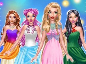 Magic Fairy Tale Princess Fashion Dress Up Game