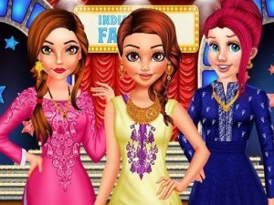 Princess Indian Gala Fashion Dress-Up Game