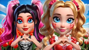 Vibrant Hearts Glamour vs Punk: Fashion Dress Up Online Game