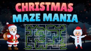 Christmas Maze Mania: A Festive Puzzle Adventure Online Game