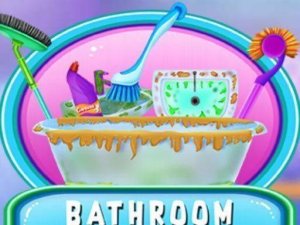 Bathroom Clean and Decorate Game