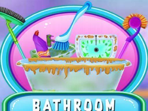 Bathroom Clean and Decorate Game