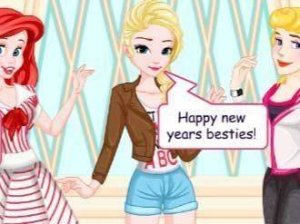 Princess New Years Resolutions Dress Up Game
