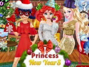 Princess New Years Party Dress Up Online Game