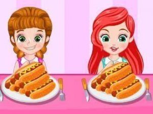 Princess Hotdog Eating Contest Online Game