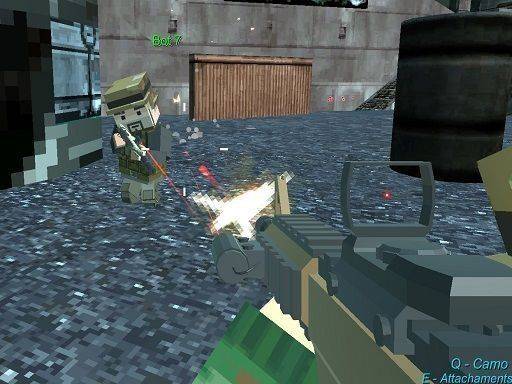 Pixel GunGame Arena Prison Multiplayer Online Game