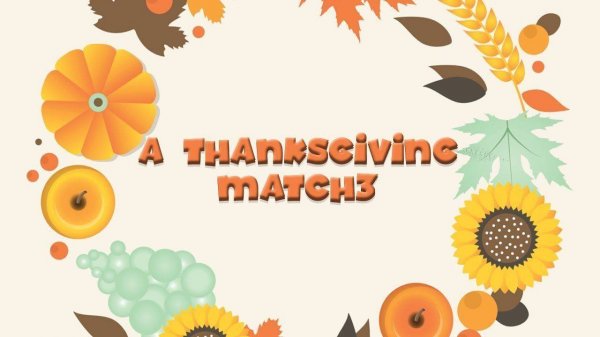 A Thanksgiving Match 3 Puzzle Game