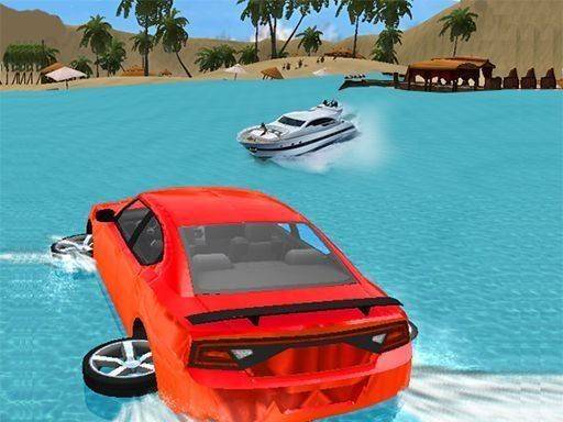 Water Slide Car Race Online Game