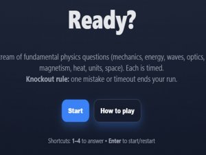 Physics Single Choice Quiz