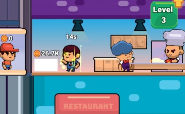Multi Level Restaurant Online Game