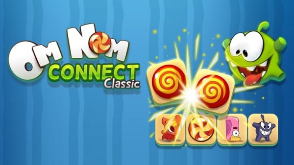 Om Nom Connect Classic Puzzle Game